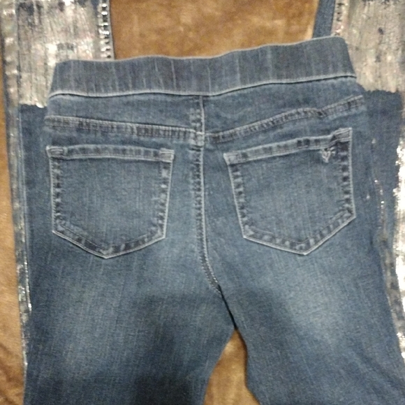 Justice Blue Jeans with Silver Accents - Picture 6 of 6